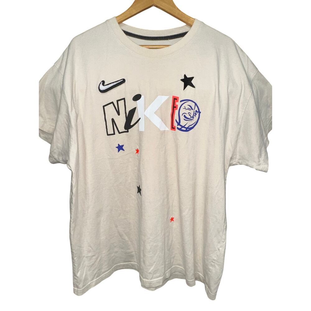 Nike Men’s Max 90 Life Stories Short Sleeve Tee Shirt XL Embroidered swoosh star